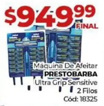 Diarco Máquina De Afeitar PRESTOBARBA Ultra Grip Sensitive 2 Filos oferta