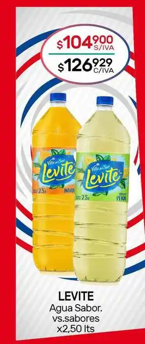 Nini Mayorista Levite Agua Sabor x 2,50lts oferta