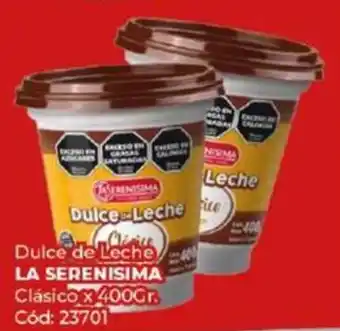 Diarco Dulce Leche Dulce de Leche LA SERENISIMA Clásico x 400Gr. oferta