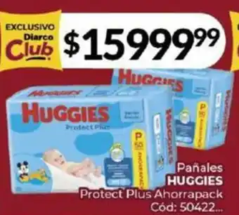 Diarco Pañales HUGGIES Protect Plus Ahorrapack oferta
