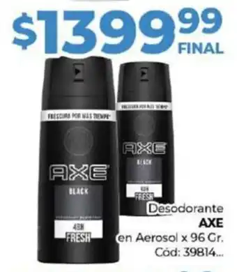 Diarco Desodorante AXE en Aerosol x 96 Gr. oferta