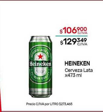 Nini Mayorista Heineken Cerveza Lata x 473ml oferta