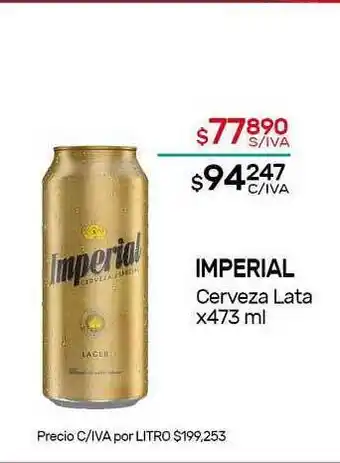 Nini Mayorista Imperial Cerveza Lata x 473ml oferta