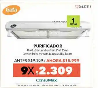Nexon Purificador Alto 8.50 Cm Gafa oferta
