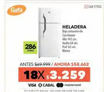 Nexon Heladera Bajo Consumo «a» Gafa oferta