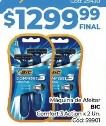 Diarco Máquina de Afeitar BIC Comfort 3 Action x 2 Un. oferta