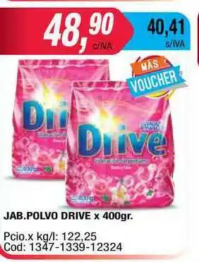 Maxiconsumo Jab. Polvo Drive x 400gr oferta