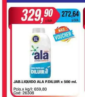 Maxiconsumo Jab. Liquido Ala P.diluir x 500ml oferta