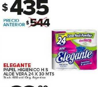 Carrefour Maxi Elegante Papel Higienico H S Aloe Vera oferta