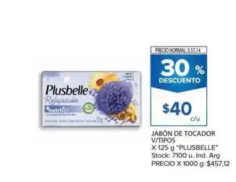 Carrefour Plusbelle Jabön De Tocador V/tipos x 125g oferta