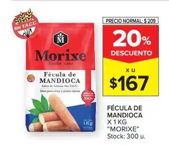Carrefour Morixe Fécula De Mandioca x 1kg oferta