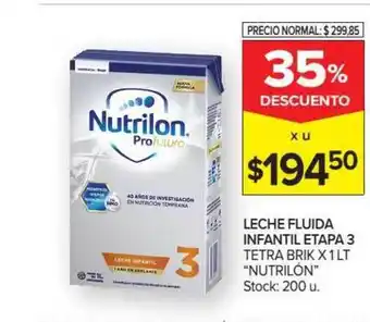 Carrefour Nutrilón Leche Fluida Infantil Etapa 3 x 1lt oferta