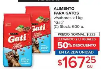 Carrefour Gati Alimento Para Gatos x 1kg oferta