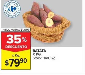 Carrefour Batata x kg oferta