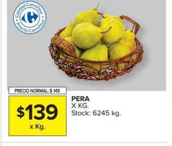 Carrefour Pera x kg oferta