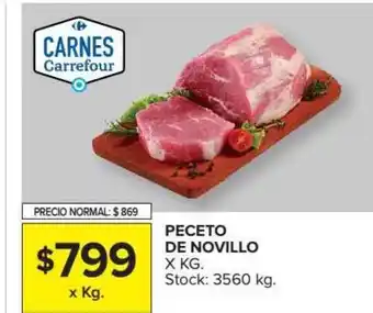 Carrefour Carrefour Peceto de Novillo x kg oferta