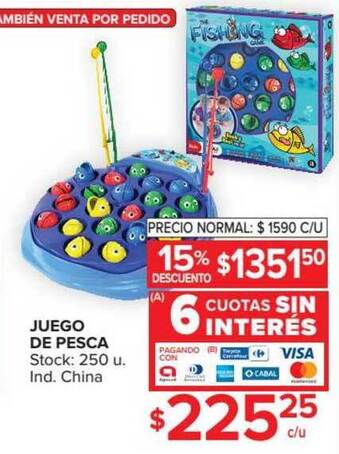 Carrefour Juego de Pesca oferta