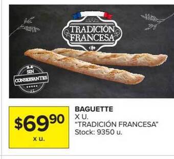 Carrefour Tradición Francesa Baguette x u. oferta