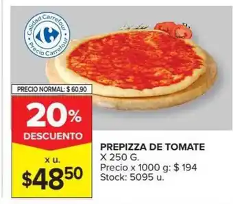 Carrefour Carrefour Prepizza de Tomate x 250g oferta