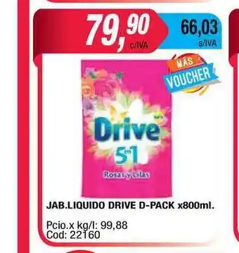 Maxiconsumo Drive Jabón liquido D-pack x800ml oferta