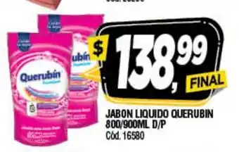 Supermercados Yaguar Querubin Jabon Liquido 900ml oferta