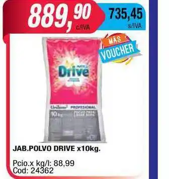 Maxiconsumo Drive Jabón Polvo x10kg. oferta