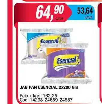 Maxiconsumo Esencial Jabón Pan 2x200grs oferta