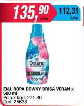 Maxiconsumo Downy Enj. Ropa Brisa Veran x 500ml oferta