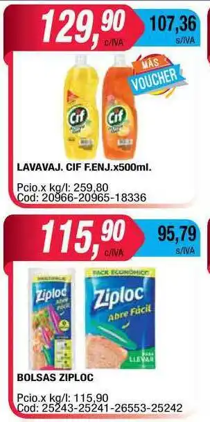 Maxiconsumo Cif Lavavajillas F.Enj. x500ml oferta