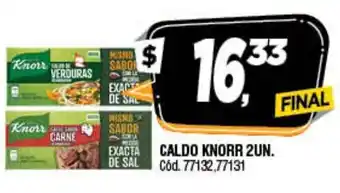 Supermercados Yaguar Knorr Caldo 2un oferta