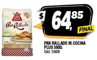 Supermercados Yaguar Pan Rallado M.Cocina Plus 500g oferta