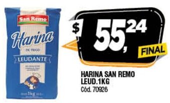 Supermercados Yaguar Harina San Remo Leud 1kg oferta