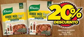 Supermercados Yaguar Saborizador Knorr Rinde Mas oferta