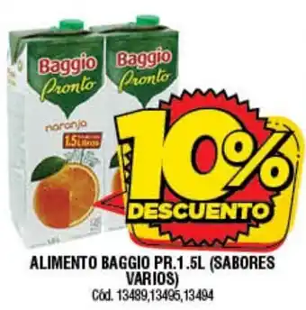 Supermercados Yaguar Baggio Alimento Pr. 1.5l oferta