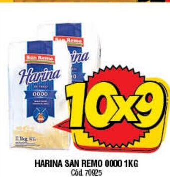 Supermercados Yaguar Harina San Remo 0000 1kg oferta