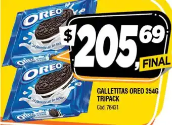 Supermercados Yaguar Oreo Galletitas x 354gr oferta