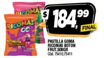 Supermercados Yaguar Patilla Goma Ricomas Boton Frut 500gr oferta