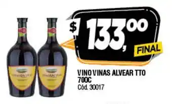 Supermercados Yaguar Vino Vinas Alvear TTO 700cc oferta