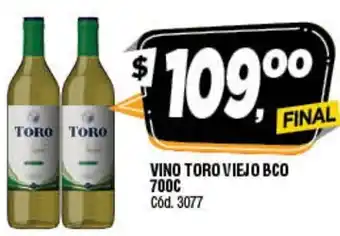 Supermercados Yaguar Vino Toro Viejo BCO 700cc oferta