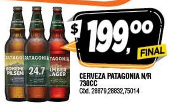 Supermercados Yaguar Cerveza Patagonia N/R 730cc oferta