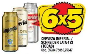 Supermercados Yaguar Cerveza Imperial Schneider Lata 473 oferta