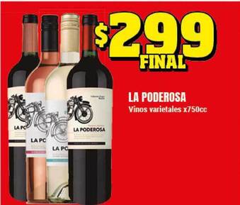 Supermayorista Vital La Poderosa Vinos varietales x 750cc oferta