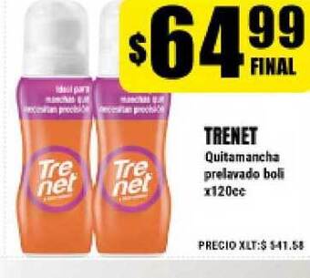 Supermayorista Vital Trenet Quitamancha Prelavado Boli X120cc oferta