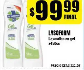 Supermayorista Vital Lysoform Larandina En Gel X450cc oferta