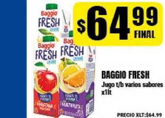 Supermayorista Vital Baggio Fresh Jugo T-b Varios Sabores X1lt oferta