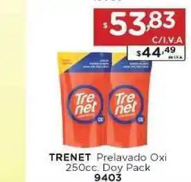 Hipermay Trenet Prelavado Oxi 250cc. Doy Pack oferta