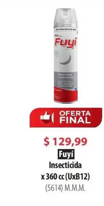 Parodi Fuyí Insecticida x 360cc oferta