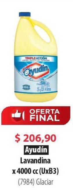 Parodi Ayudín Lavandina x 4000cc oferta