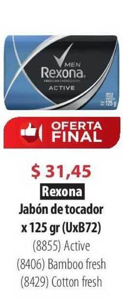 Parodi Rexona Jabón De Tocador x 125gr oferta