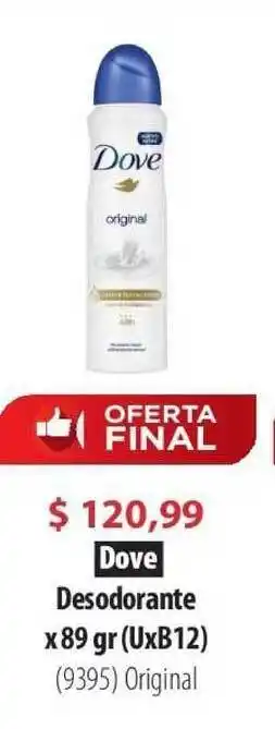 Parodi Dove Desodorante x 89gr oferta